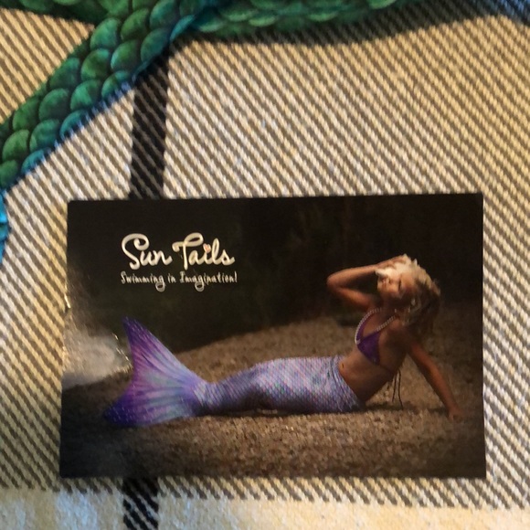 Girls Mermaid bathing suit, size 6/7/8 - Picture 5 of 6